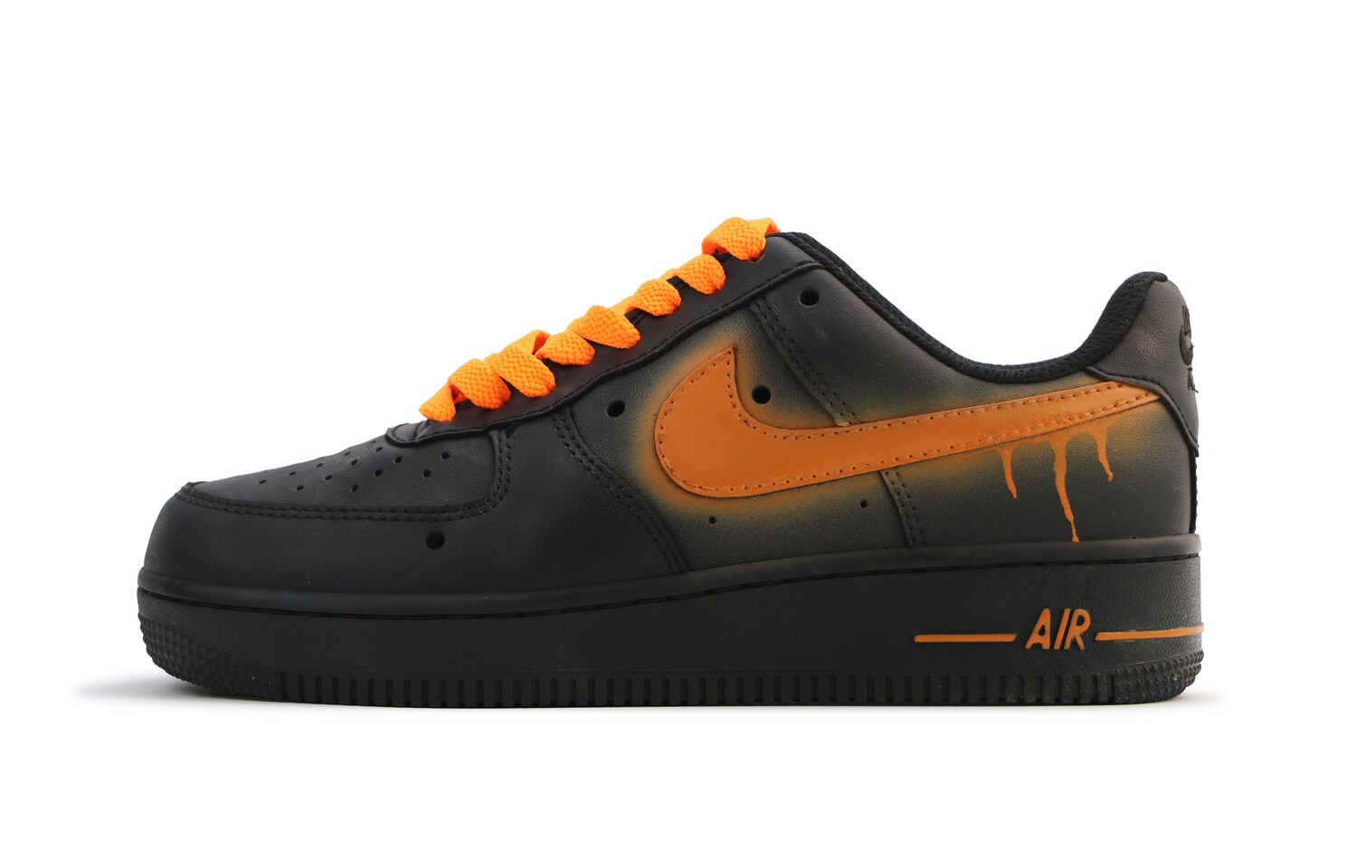 

Кроссовки Air Force 1 для скейтбординга унисекс с низким верхом, черный/оранжевый Nike