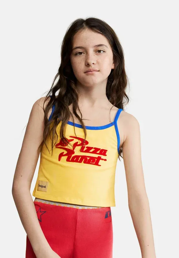 Топ на бретелях Toy Story Desigual, желтый