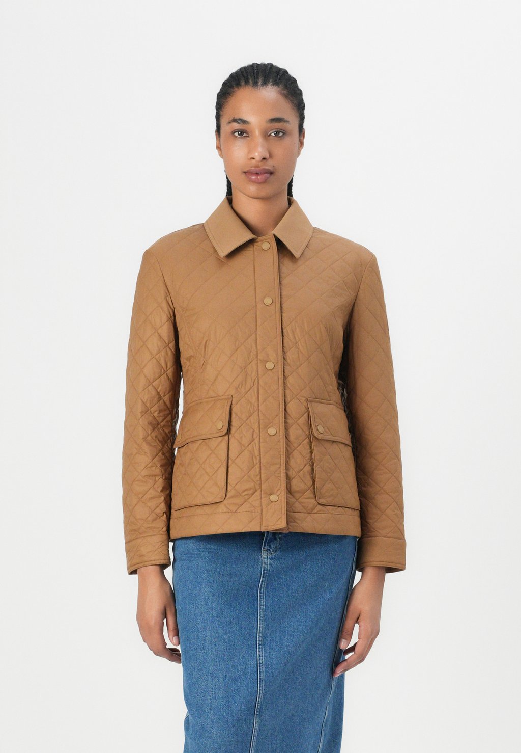 

Легкая куртка PADDED SLIM QUILTED JACKET Tommy Hilfiger, коричневый