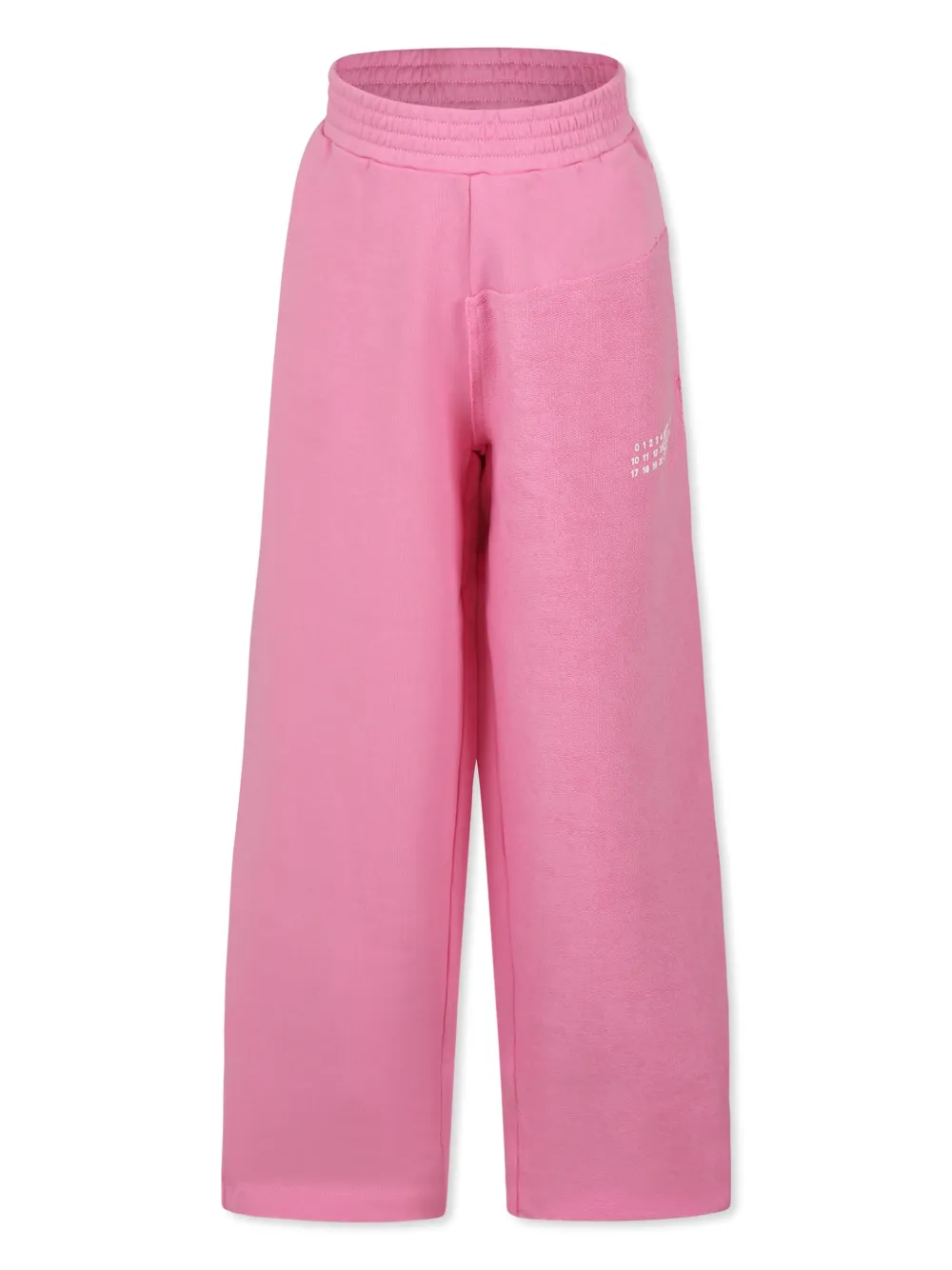 

Спортивные брюки с принтом MM6 Maison Margiela Kids, розовый
