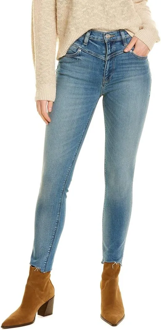 

Hudson Womens Barbara High Rise Super Skinny Ankle Jean