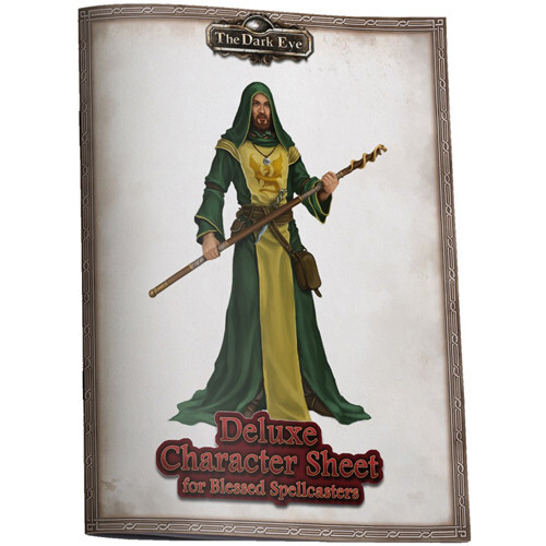 

Ролевая игра Ulisses The Dark Eye RPG: Deluxe Character Sheet For Blessed Spellcasters