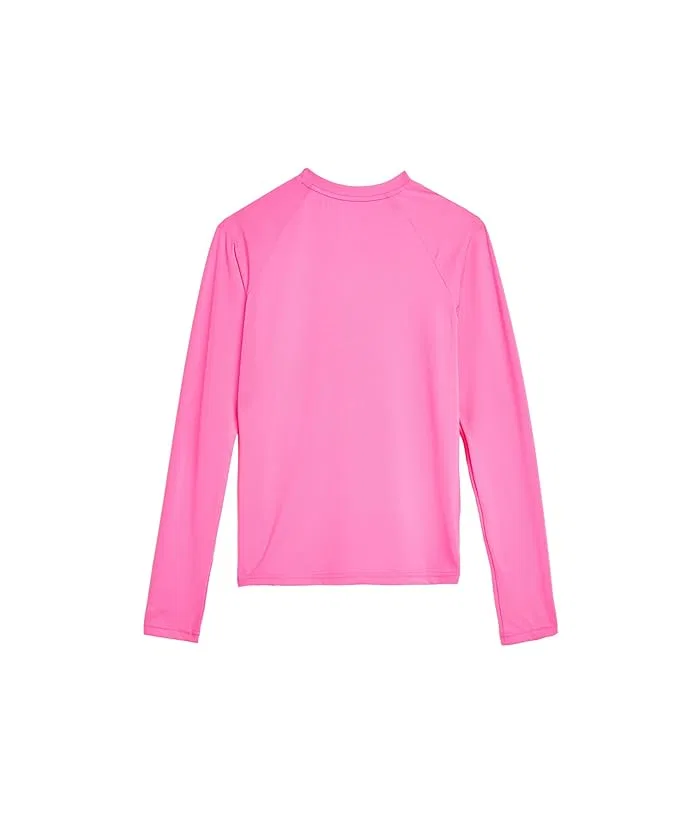 Рашгард Nike Kids Hydroguard Dri-Fit UV Long Sleeve Top, Pink Glow — фото 2