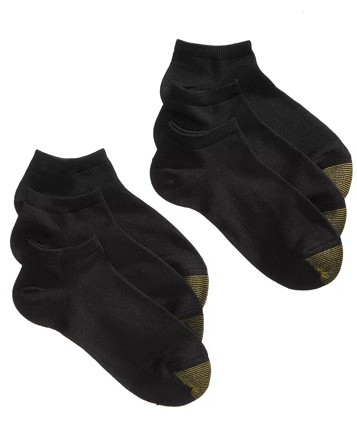 

Женские носки Casual Ultra Soft Liner, 6 пар Gold Toe, черный