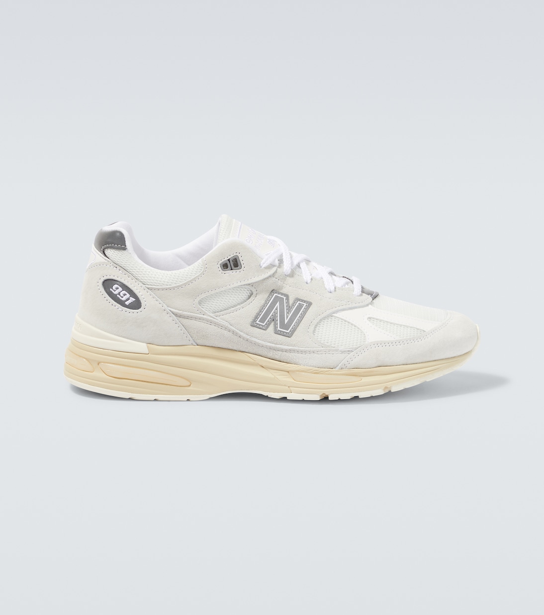 

Кроссовки Made in UK 991v2 New Balance, белый