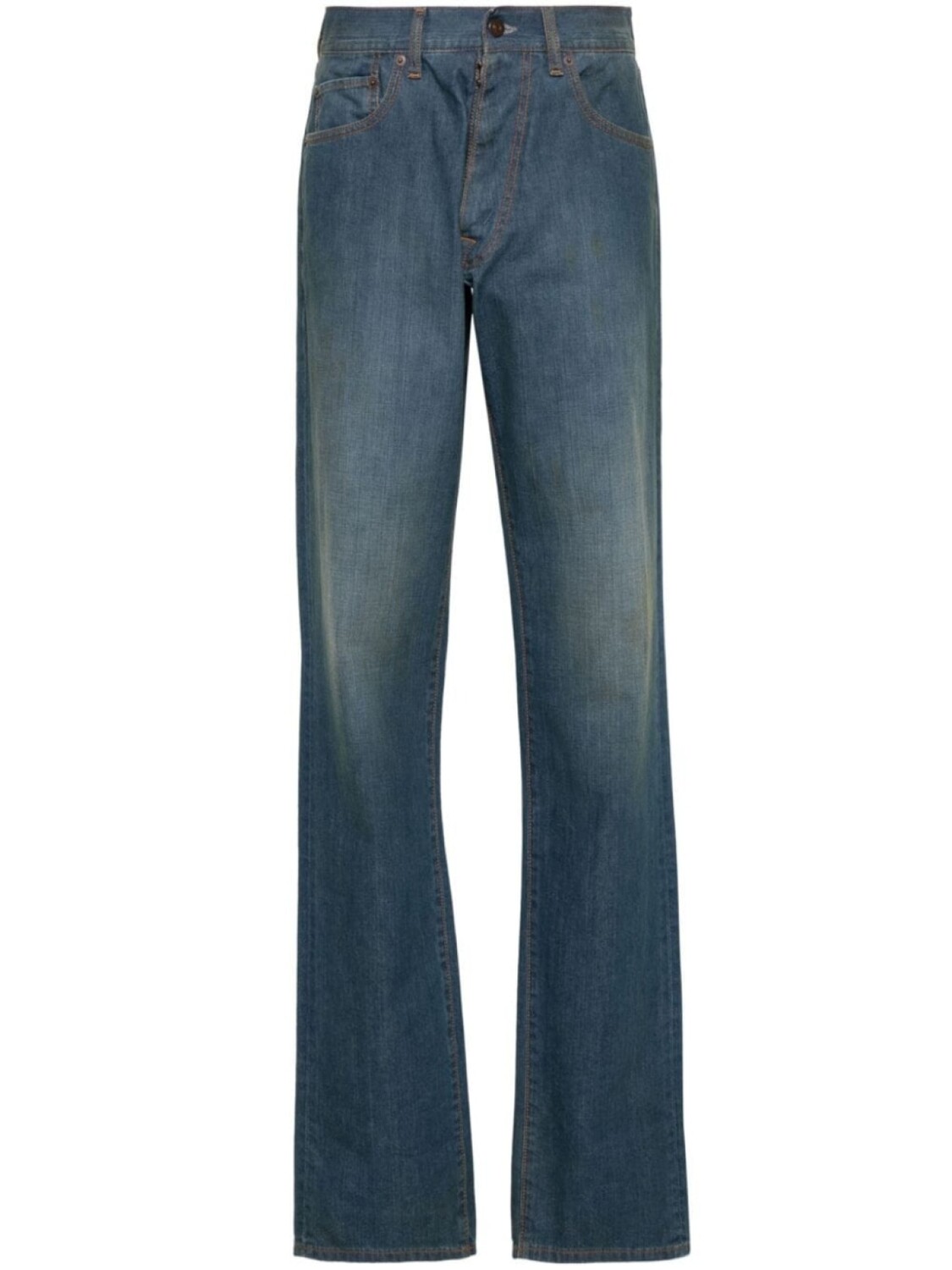 

Maison Margiela прямые джинсы, синий