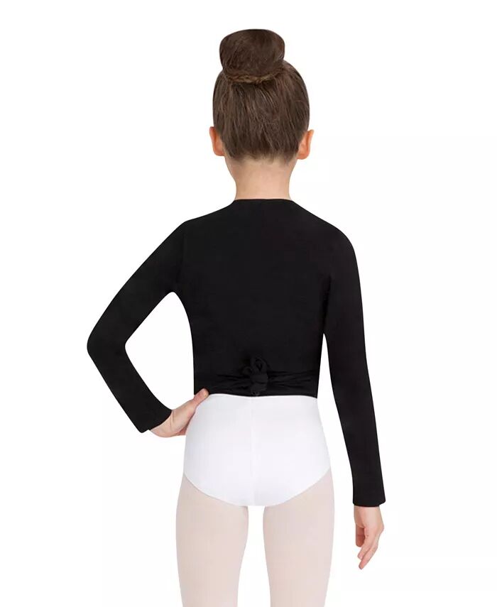 

Топ-обертка для девочек Capezio, черный