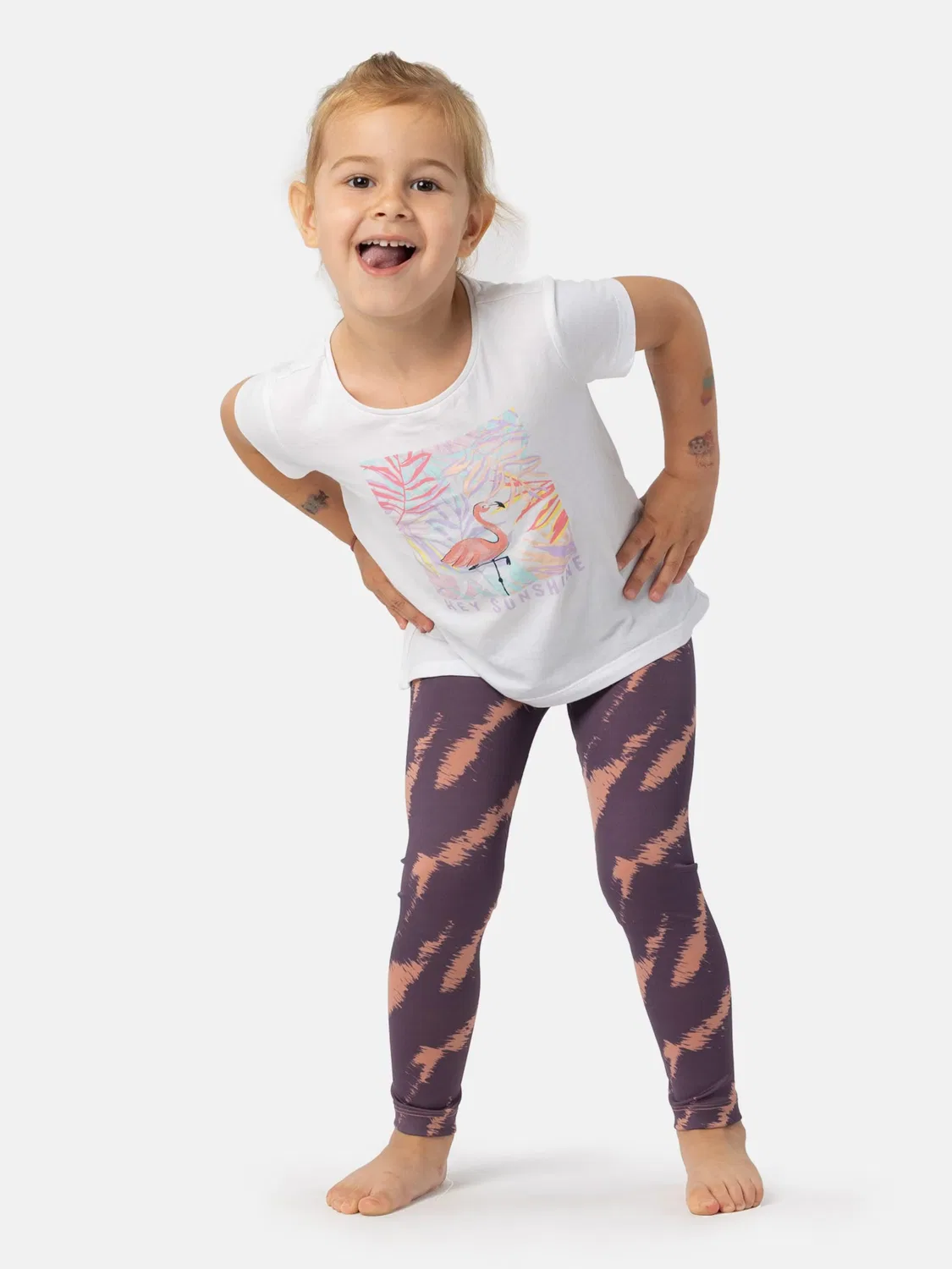 Узкие леггинсы 'Leafletic Girls Longer Length Legging' Leafletic, Mixed Colors — фото 3