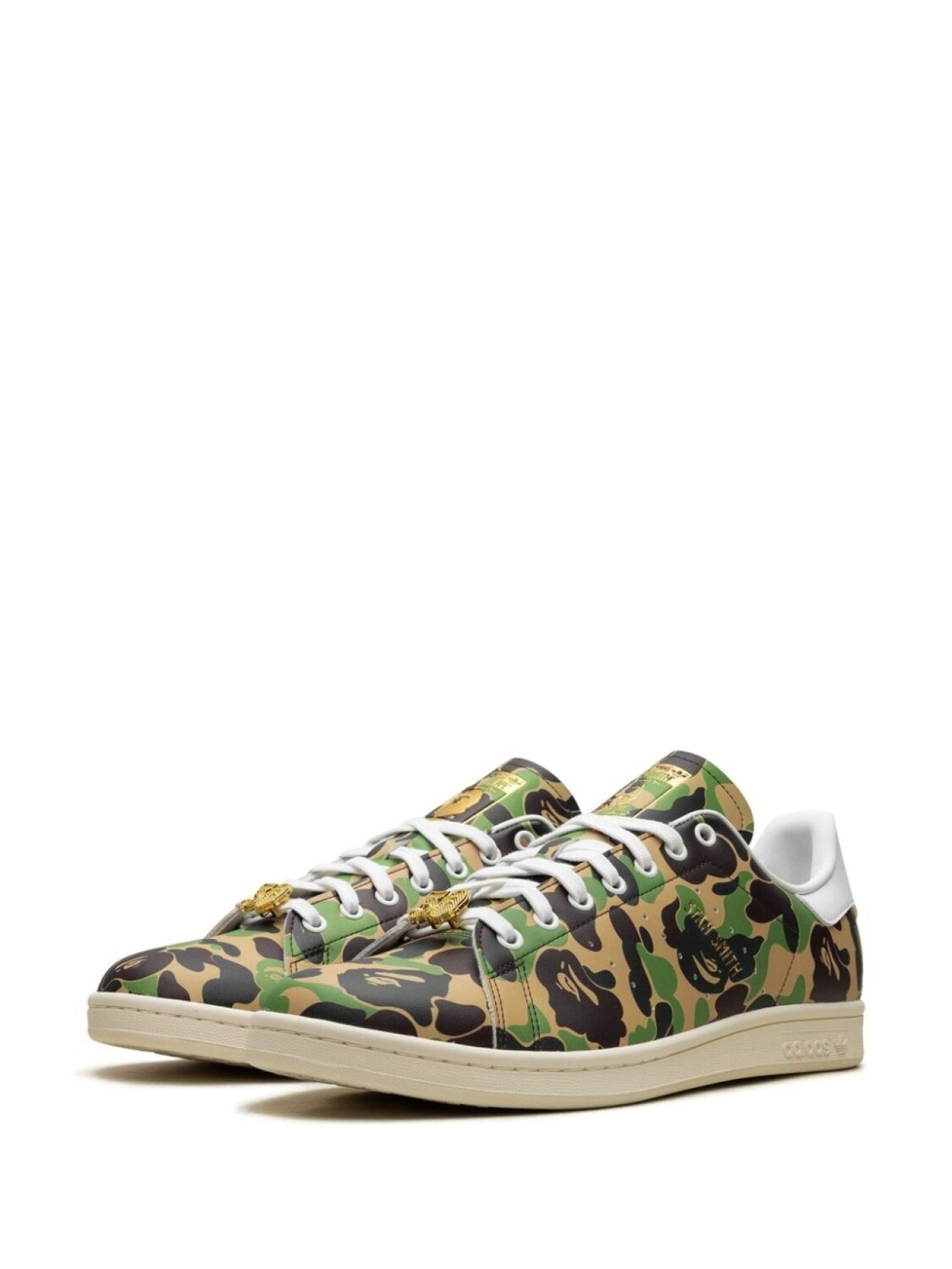 adidas кроссовки Stan Smith 'A Bathing Ape - ABC Camo', зеленый — фото 2