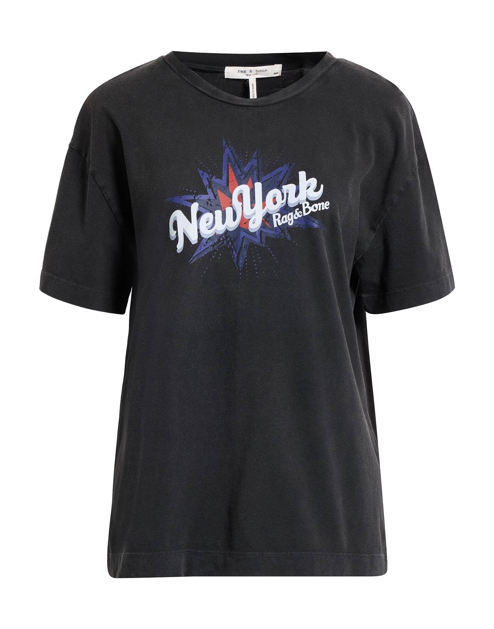 

Футболка Rag & Bone, угольно-серый