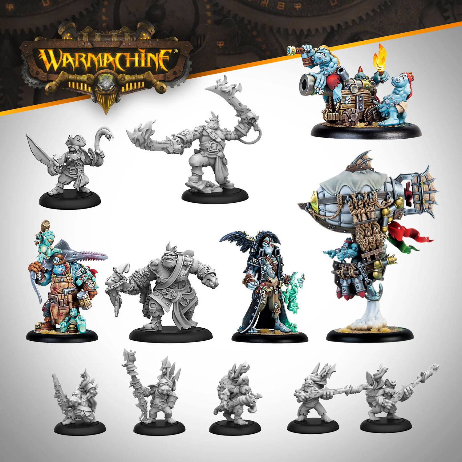 

Миниатюра Steamforged Games Warmachine: Southern Kriels Brineblood Marauders Auxiliary Expansion