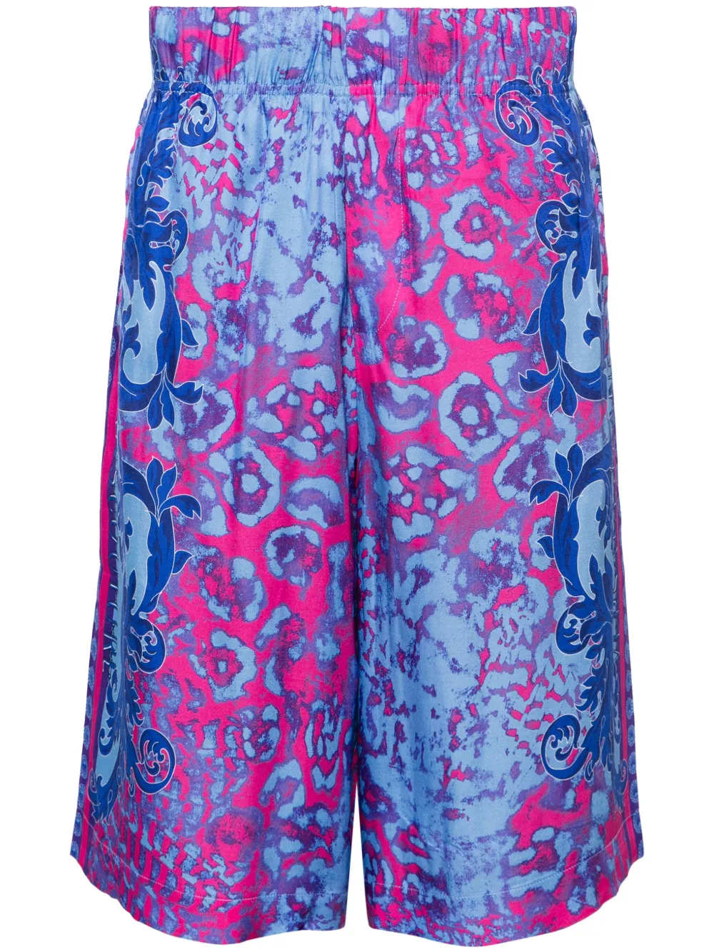 

Шорты-бермуды с узором Baroque Versace Jeans Couture, синий