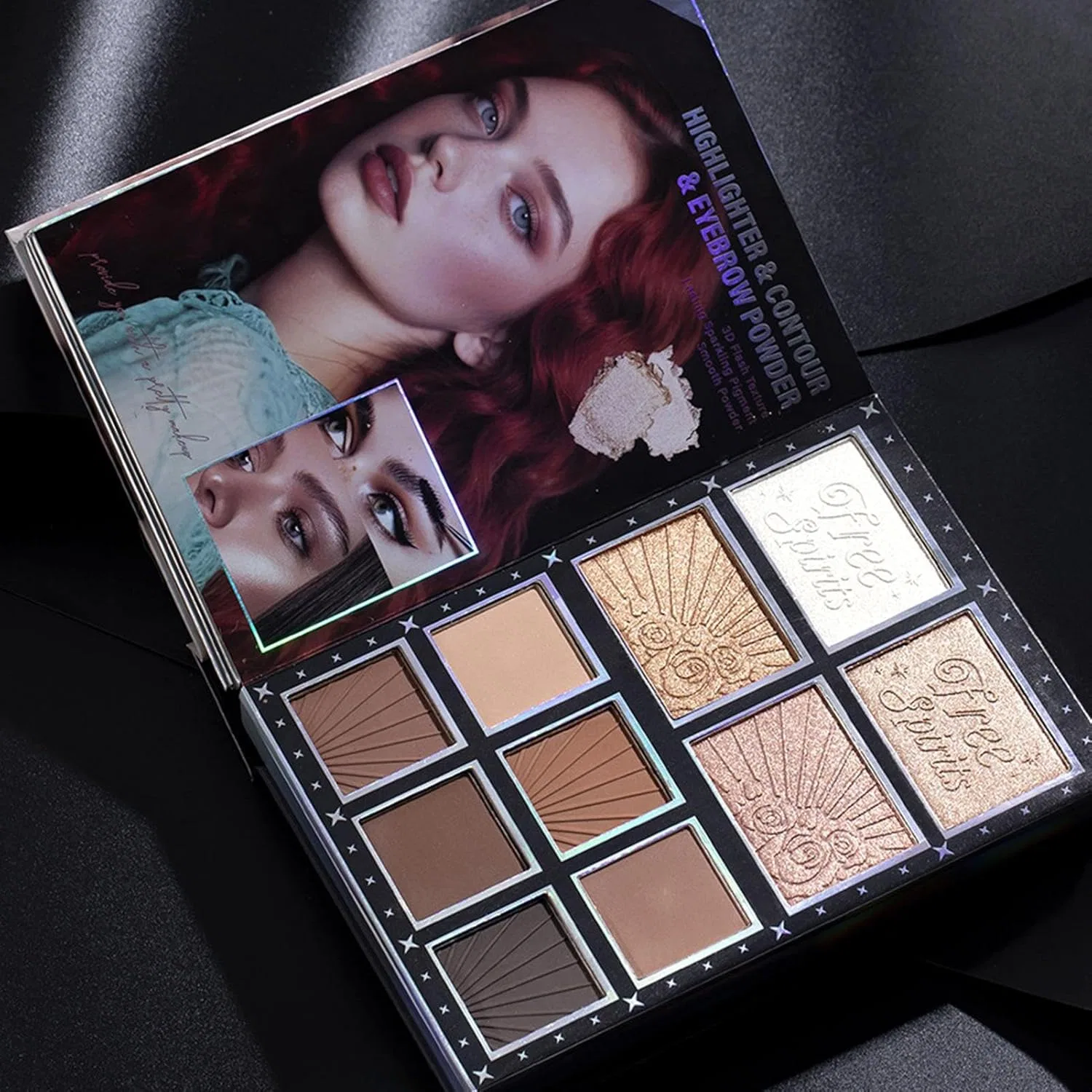 Палетка теней и губной помады Matte Book Style Cosmetics, 48 цветов, 120 г — фото 3