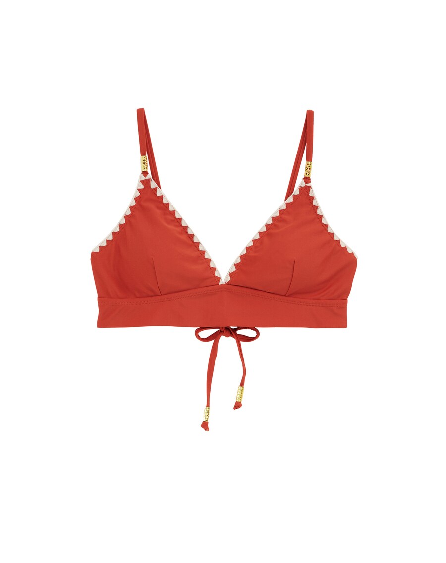 

Треугольный бикини-топ WE Fashion, цвет Orange red
