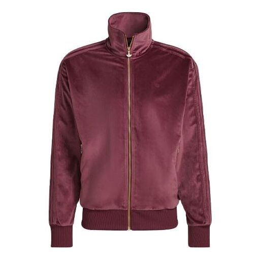 

Куртка adidas Originals Adicolor Velour Track Jacket 'Red', красный