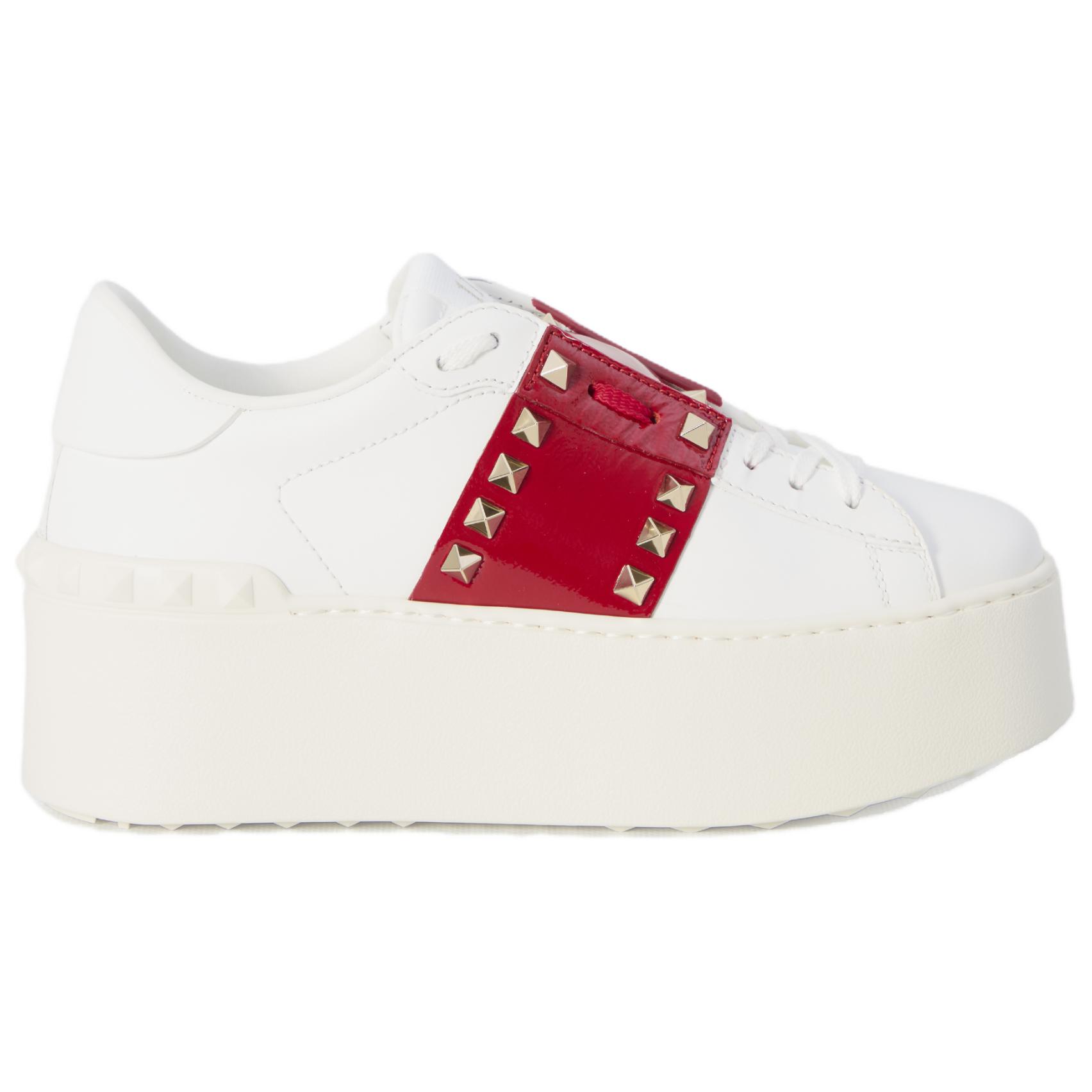 Garavani Rockstud Untitled открытые кроссовки на шнуровке женские Valentino — фото 2