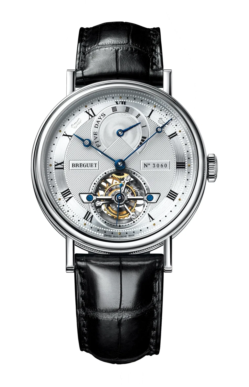 Классика Гранд Компликация Турбийон Индикатор Запаса Хода - 5317PT/12/9V6 BREGUET, синий