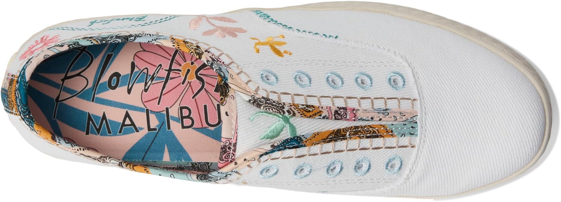 Кроссовки Blowfish Malibu Super Sweet Slip On Shoes, цвет White Twill Fabric — фото 2