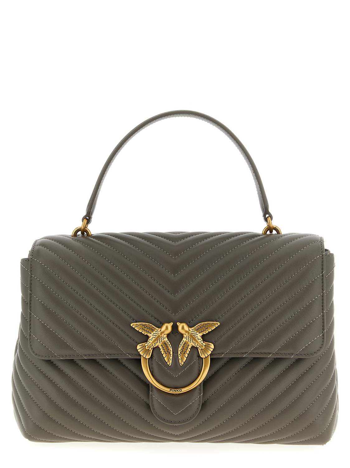 

Большая сумка 'Big Lady Love Bag Puff' PINKO, серый