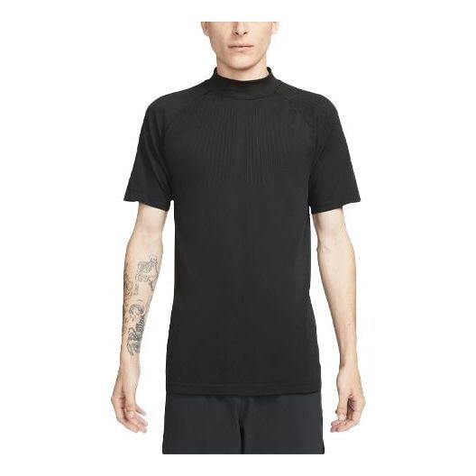 

Футболка Men's Nike x MMW Crossover Loose Solid Color Short Sleeve Black T-Shirt, черный