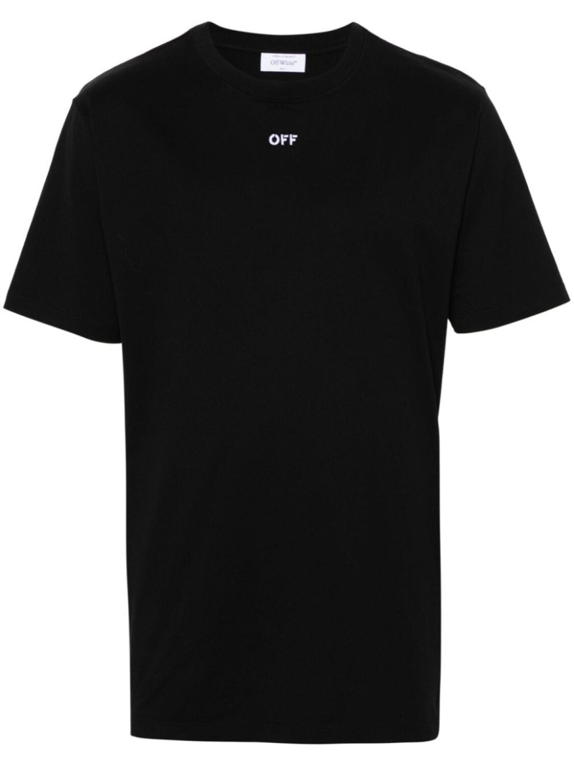 

Off-White футболка с вышитым логотипом, черный