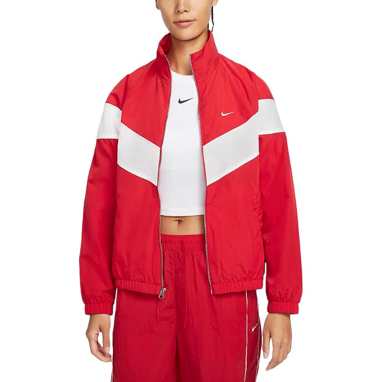 Nike Куртка женская университетская красная с белым, University Red/Sail White — фото 4
