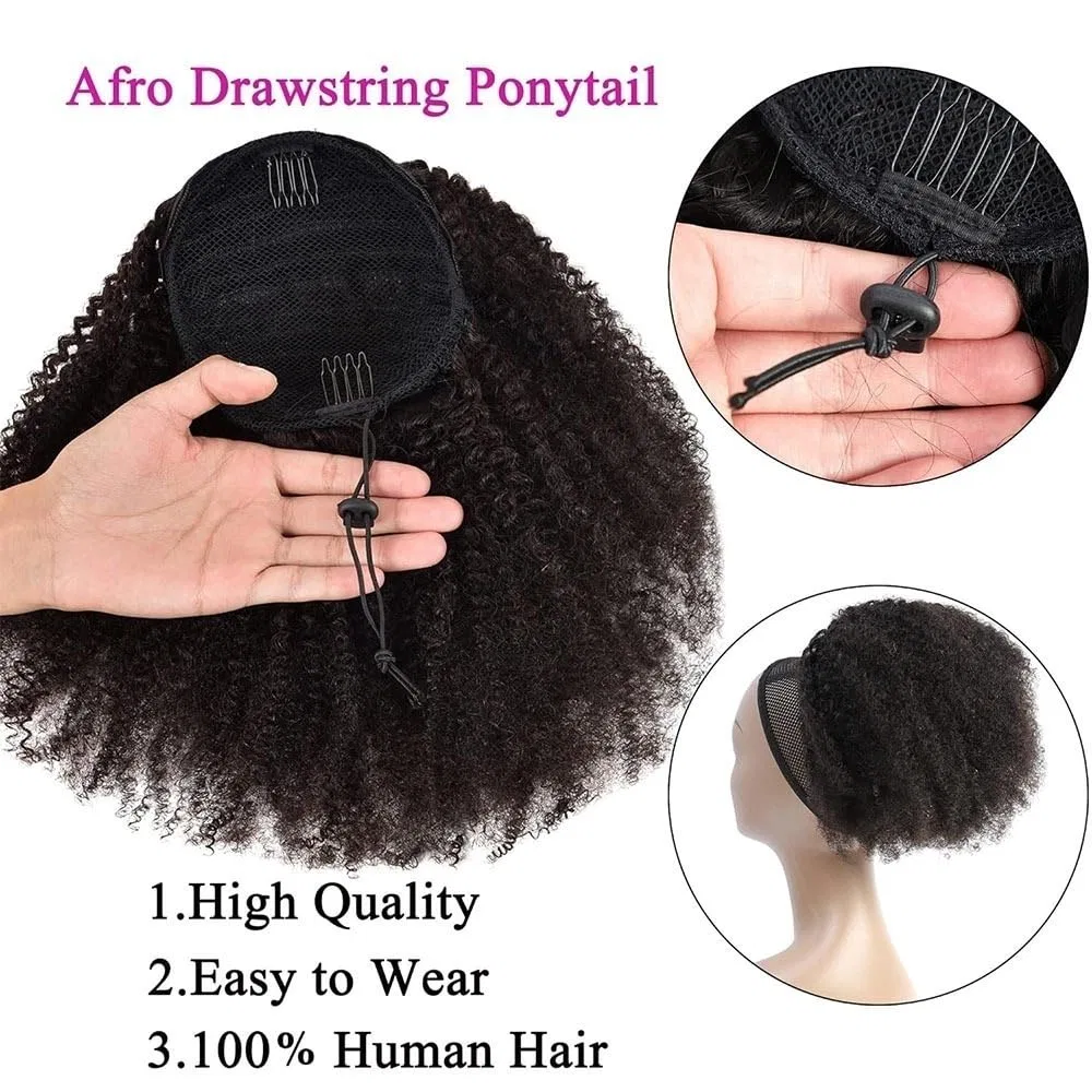 Наращивание волос «Kinky Curly» на резинке из натуральных волос Zephyria — фото 3