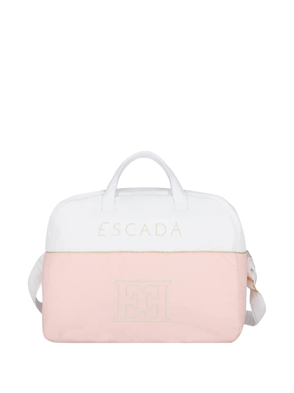 

Сумка для пеленания с вышитым логотипом Escada Kids, розовый
