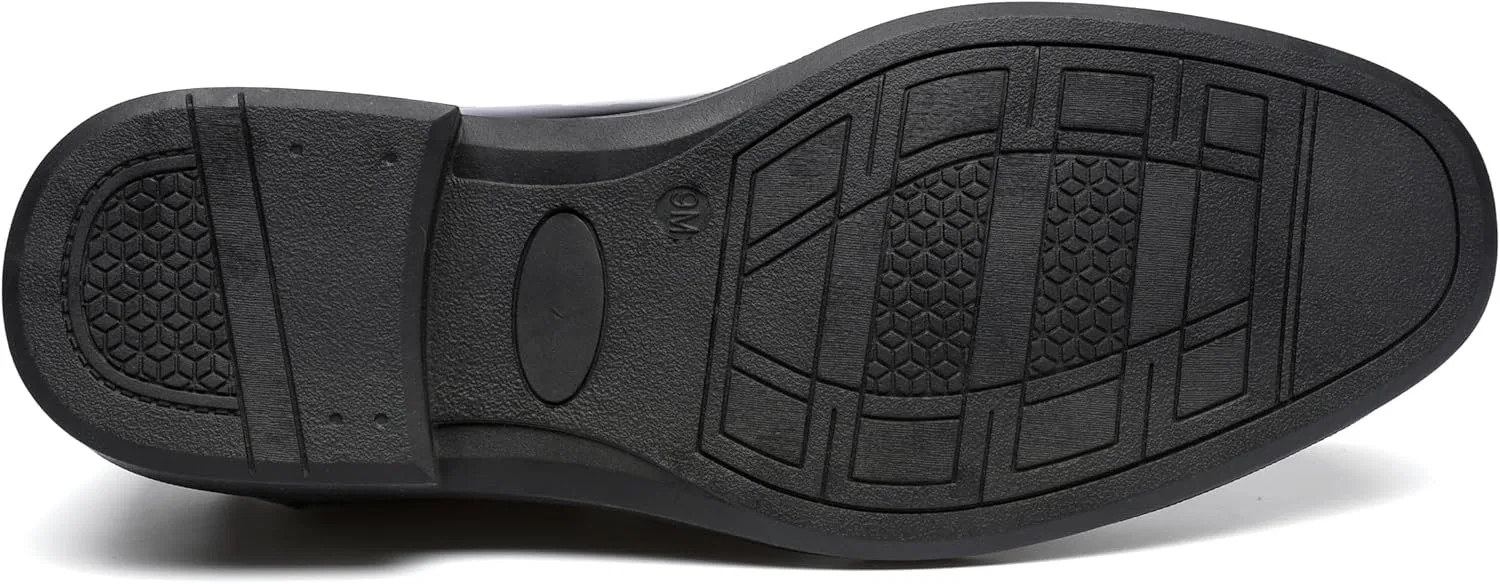 Мужские классические туфли-смокинги из лакированной кожи DECARSDZ A032, Black — фото 4
