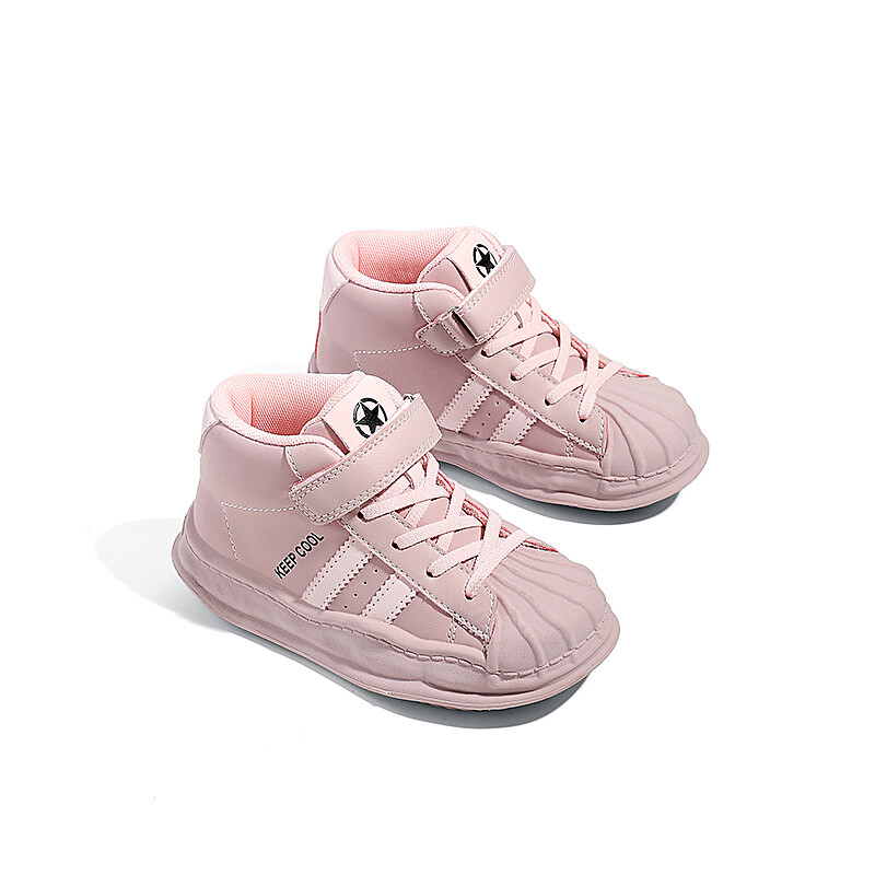 Кроссовки Jeep Kids Skateboarding Shoes Kids High-top Pink, цвет Cherry Blossom Pink — фото 3