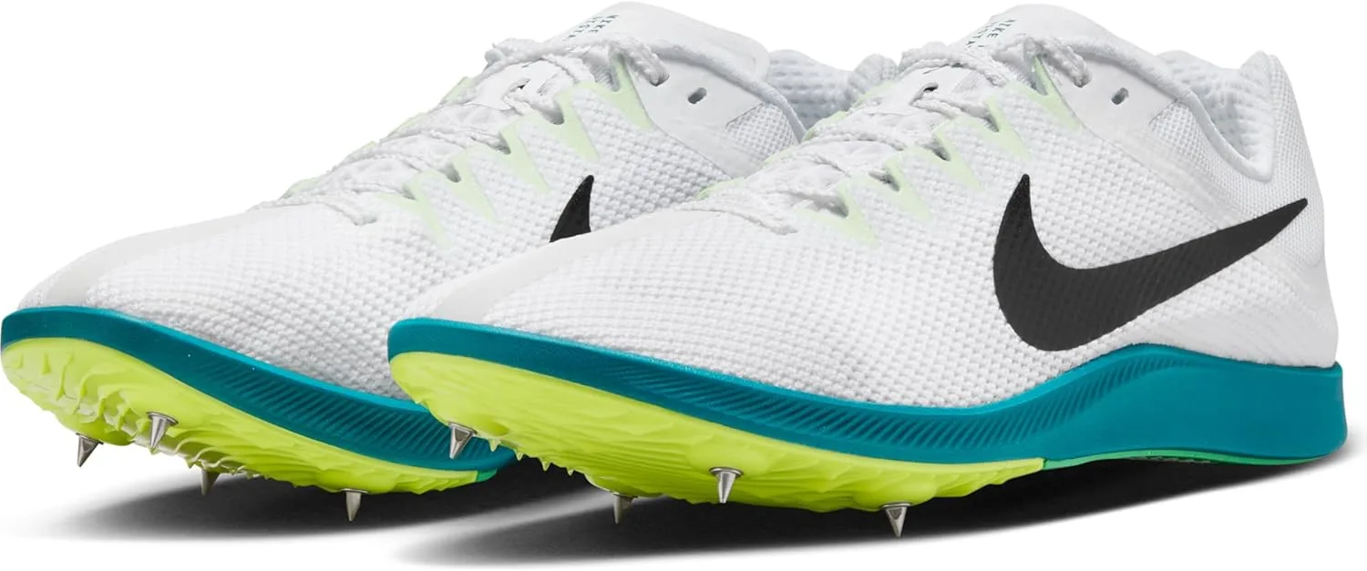 Мужские кроссовки Nike Zoom Rival Distance для занятий спортом в свободное время и бега на длинные дистанции, белый/черный — фото 2