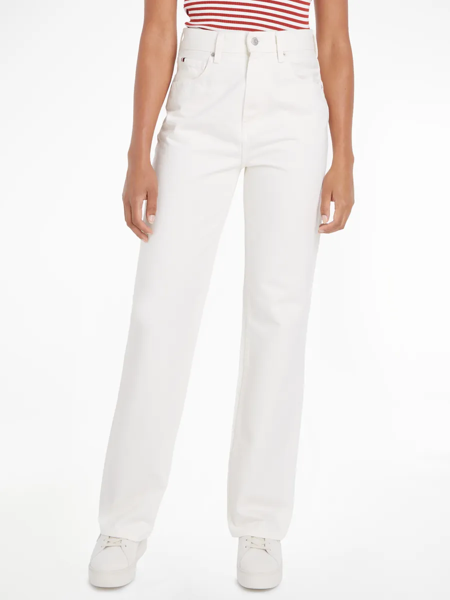 

Джинсы Tommy Hilfiger Bootcut "RELAXED BOOTCUT HW ECRU" со значком с логотипом Tommy Hilfiger, цвет Ecru