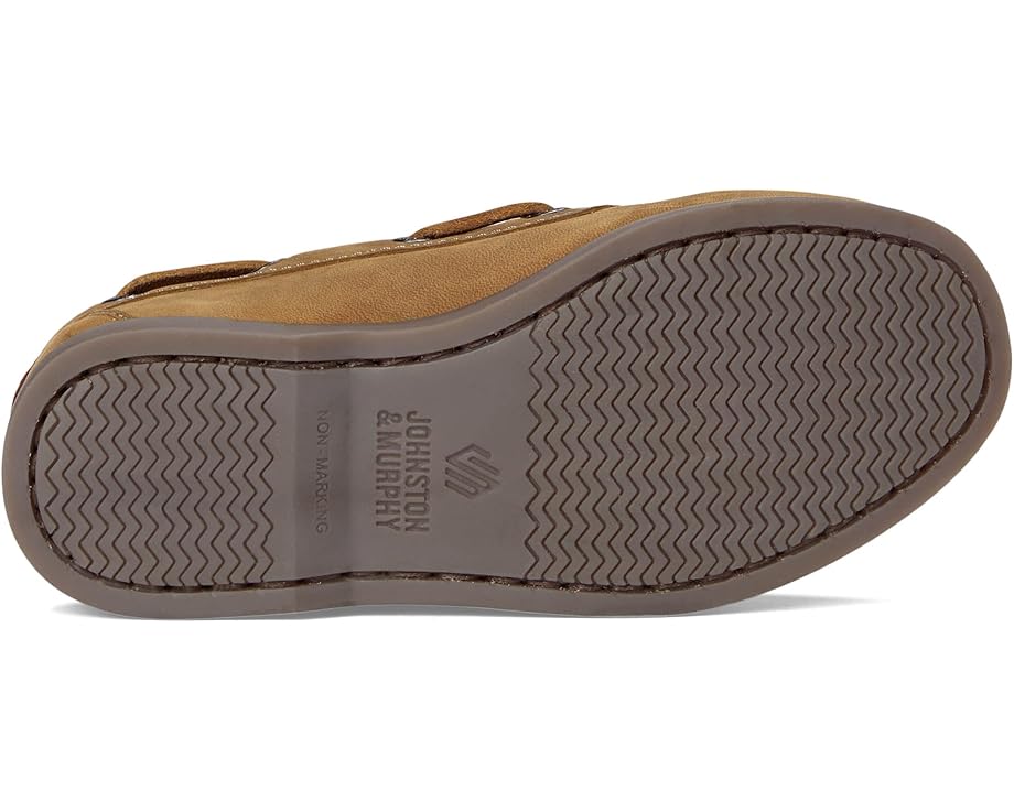 Детские лодочники Johnston & Murphy Zeke (tоддлер) Johnston & Murphy Kids, Light Tan Oiled Full Grain — фото 3