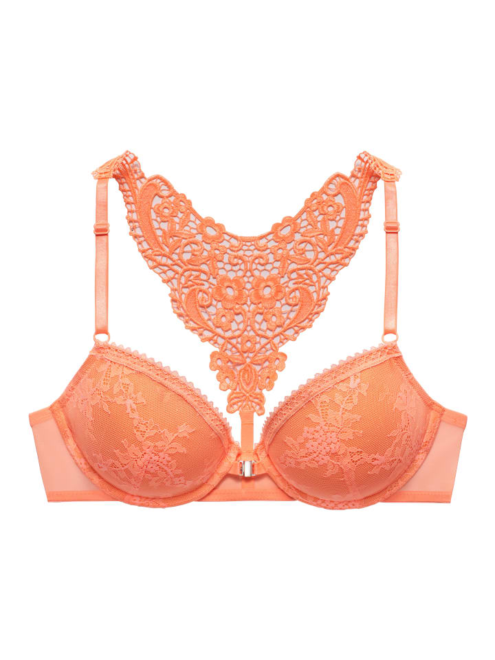 

Бюстгальтер пуш-ап LASCANA, цвет neon pfirsich