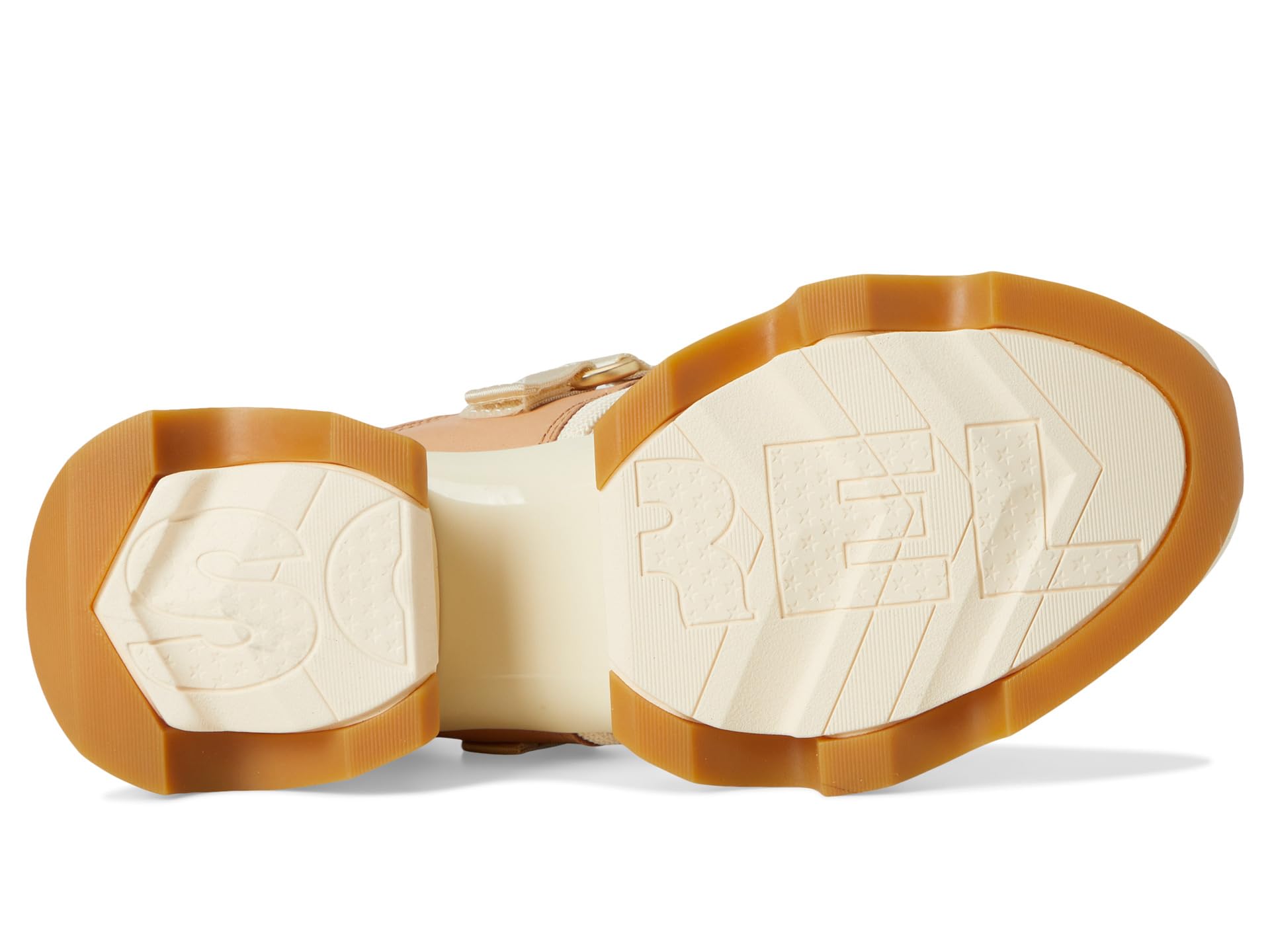 Сандалии SOREL Kinetic Impact Slingback Heel Sandal, цвет Honey White, Sea Salt — фото 3