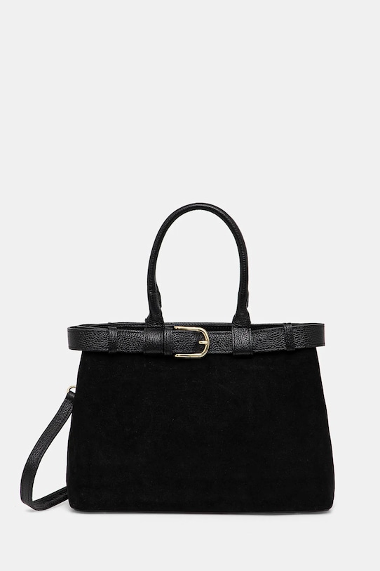 

Замшевая сумка Answear.Lab, черный