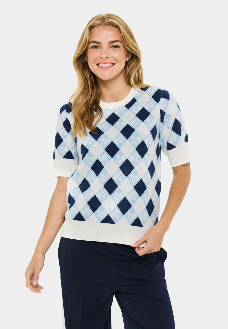 

Футболка Saint Tropez MECHELLE, Cloud Naval Blue/Blue, Синий, Футболка Saint Tropez MECHELLE, Cloud Naval Blue/Blue