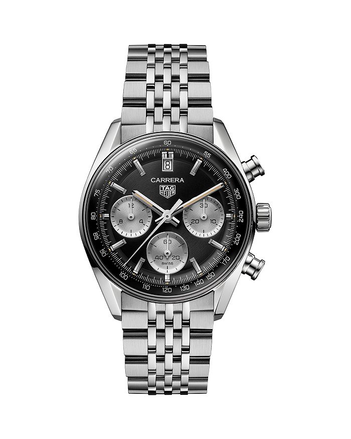 

Каррера Тимлесс Автоматические Часы, 39 мм TAG Heuer, черный