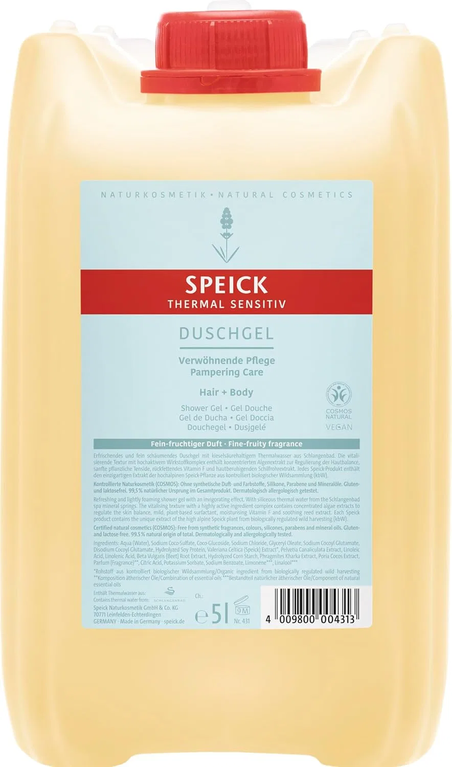 Термальный чувствительный гель для душа от Speick Speick