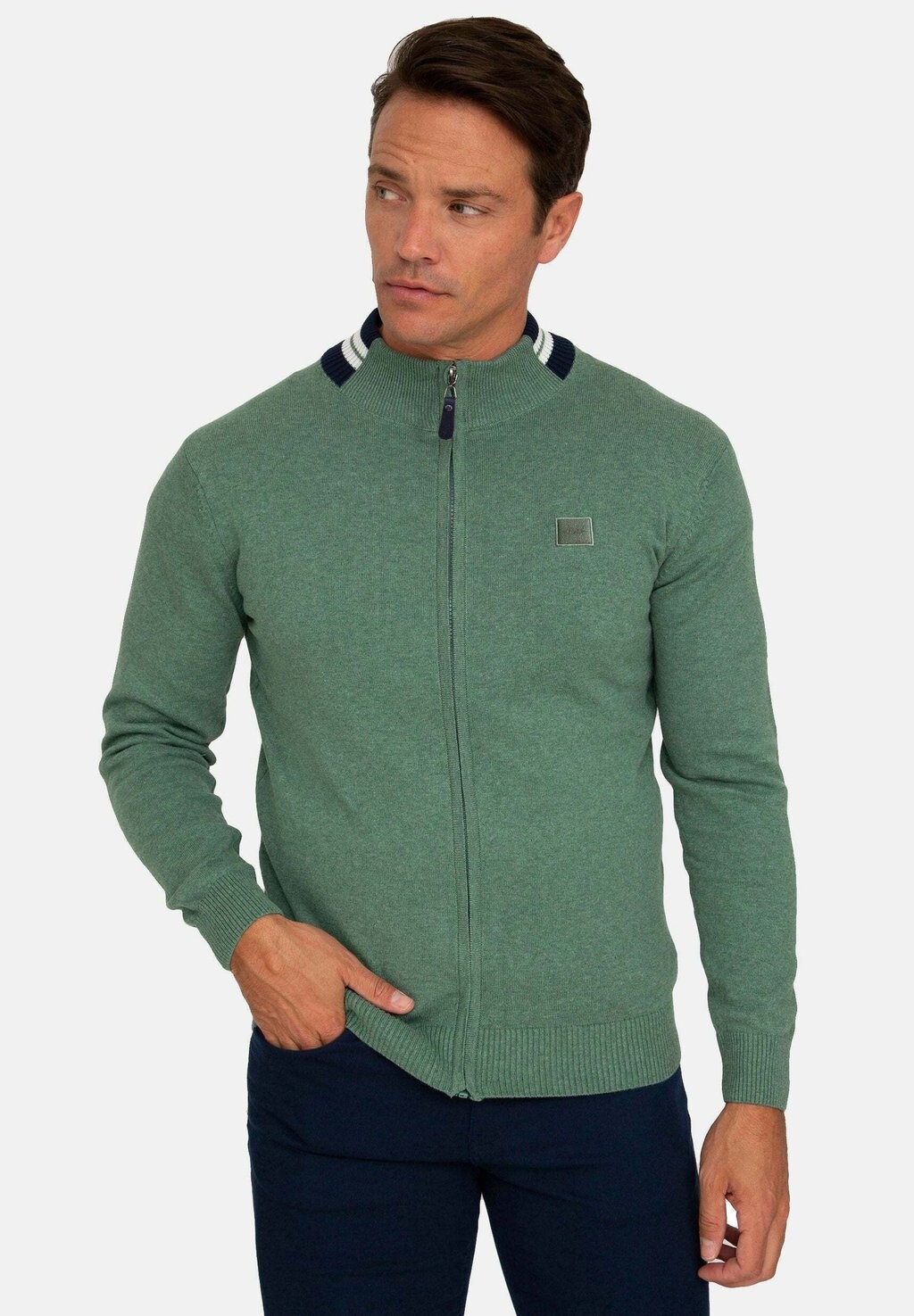 

Кардиган Modern Fit Jacey Quinn, цвет green melange