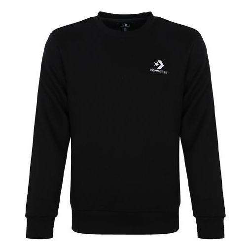 

Толстовка Converse Star Chevron EMB Crew Sweatshirt 'Black' 10008816-A01, черный