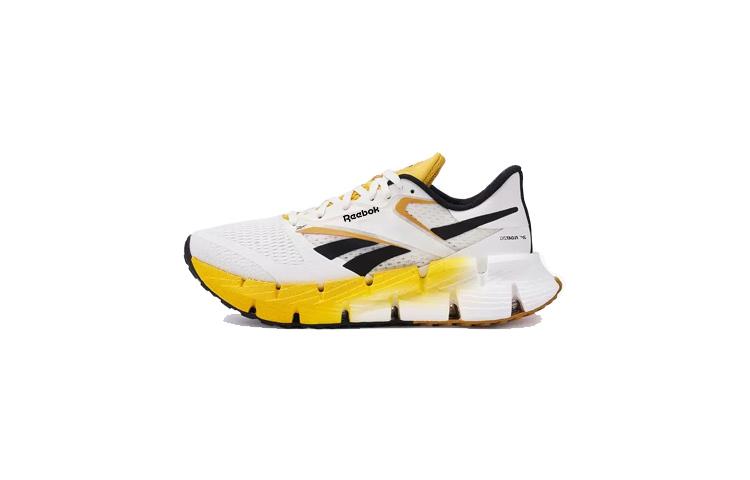 

Футболка FloatZig 1 'Chalk Clay Yellow' Reebok, бело-желтая