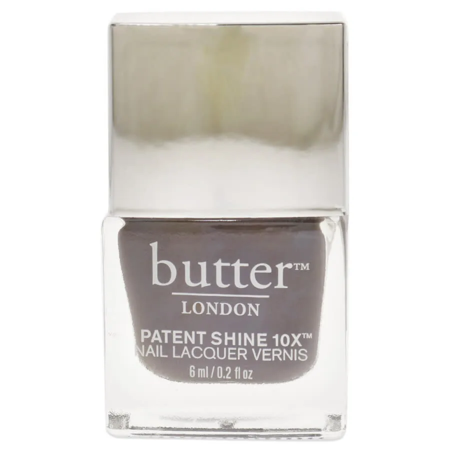 Лак для ногтей Butter London Ladies Patent Shine 10X 0,2 унции Mink Grey Nails 811161030504, серый
