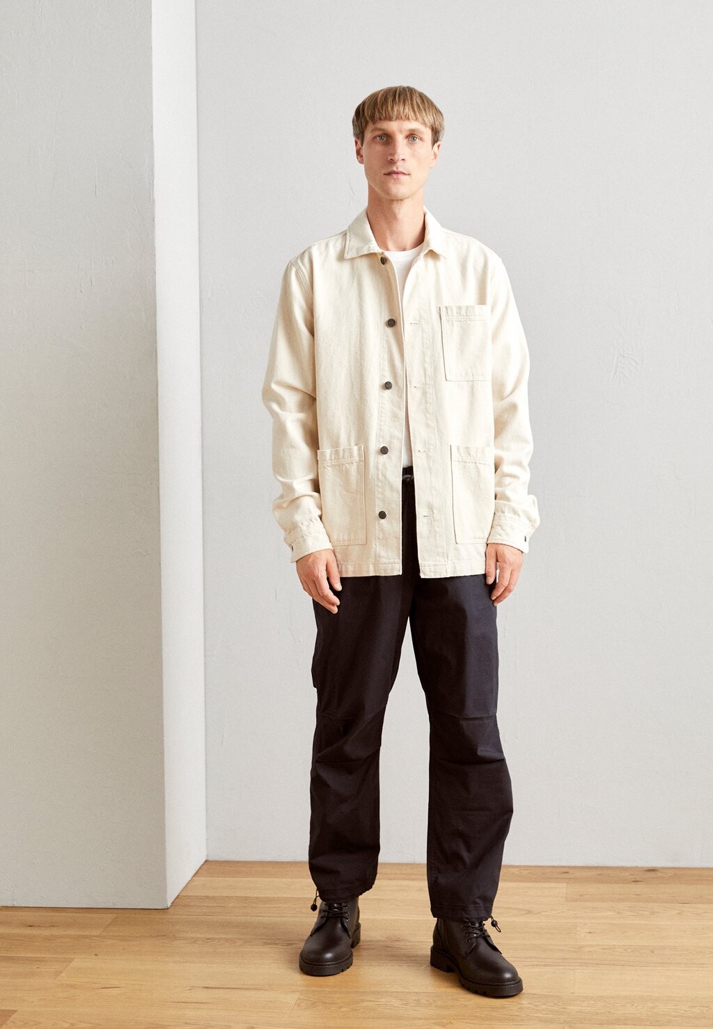 

Тканевые брюки WIDE PARACHUTE INDICODE JEANS, черный