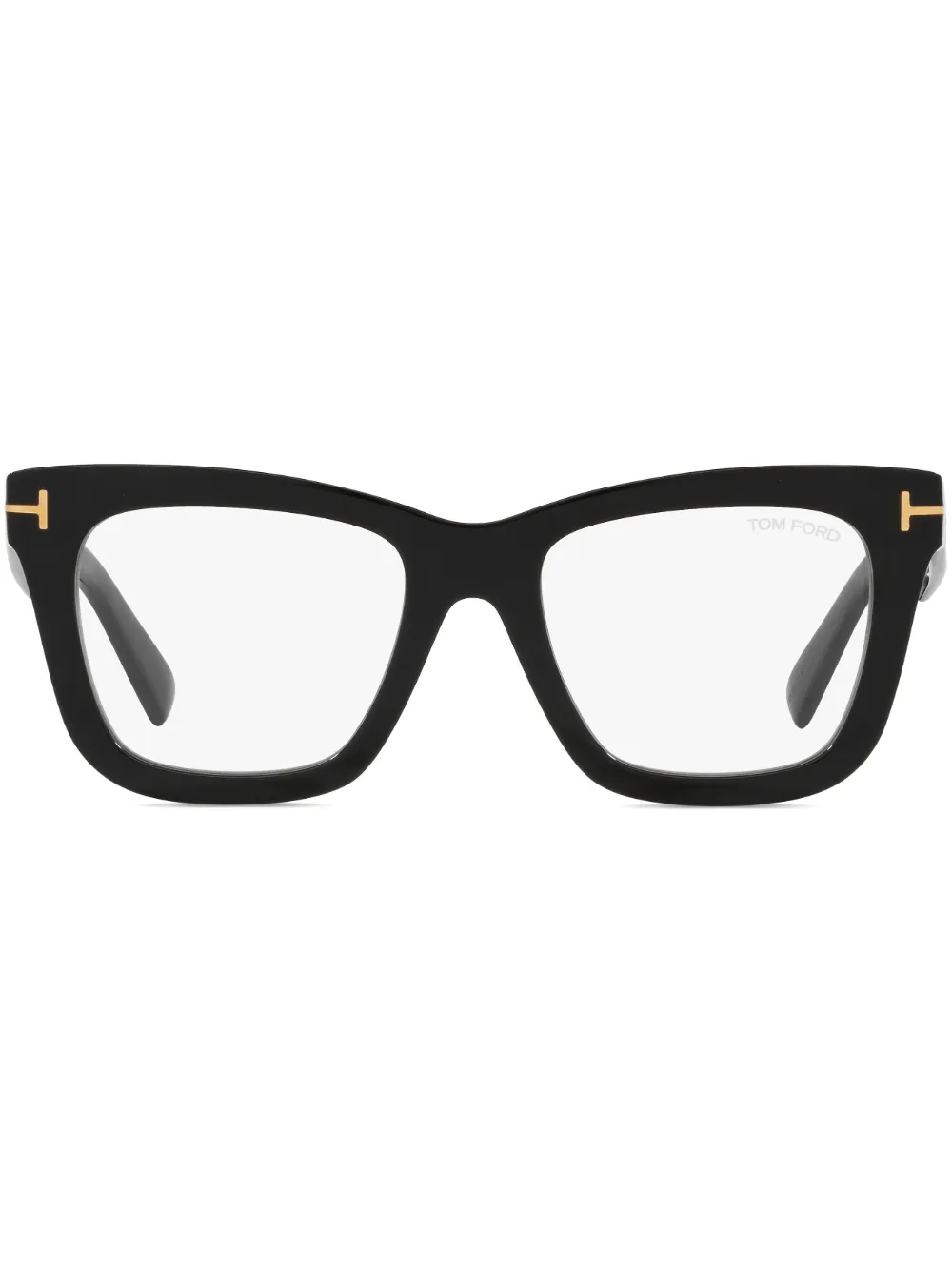

Очки в квадратной оправе с логотипом TOM FORD Eyewear, черный