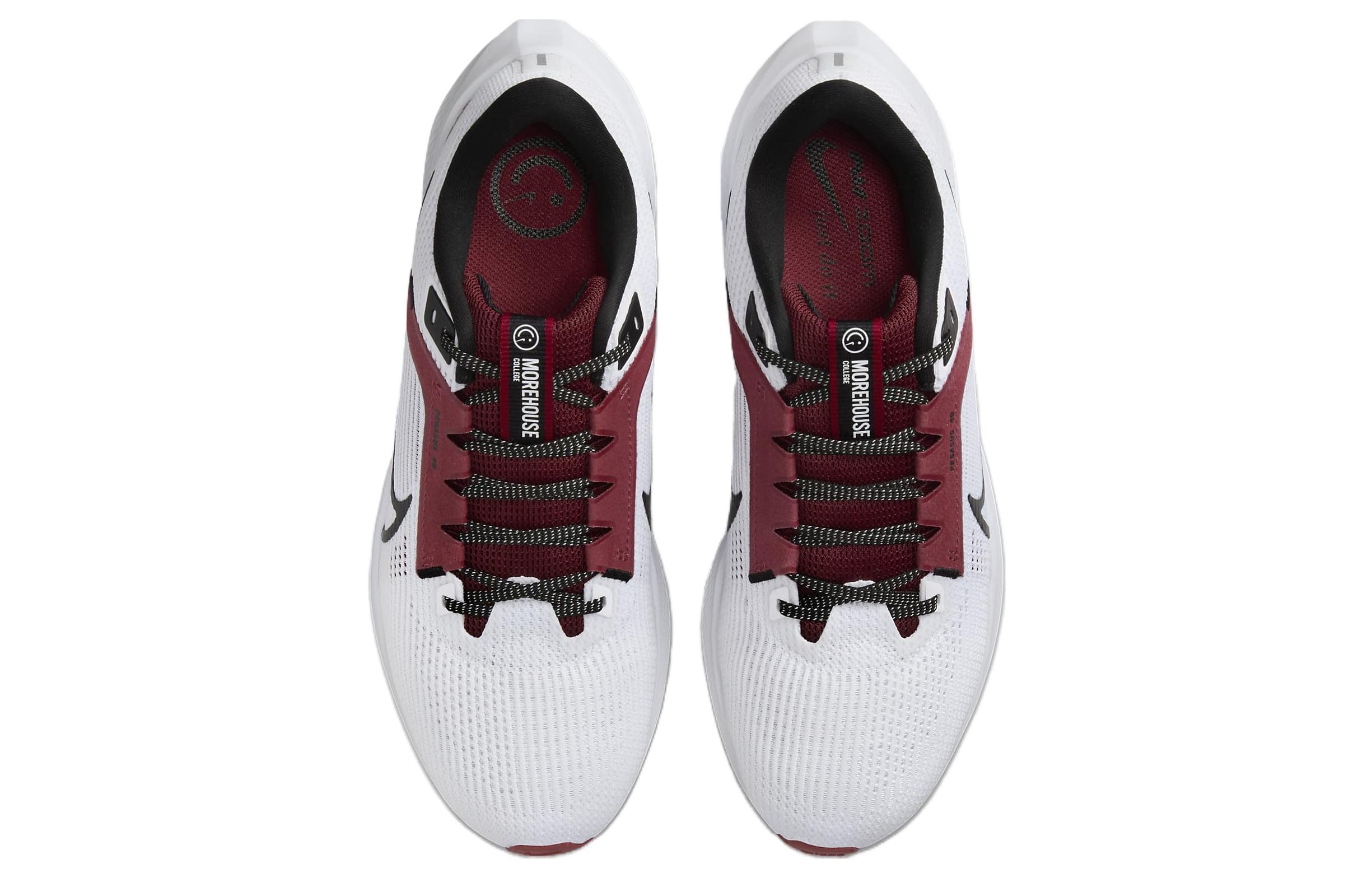 Nike Air Zoom Pegasus 40 'Morehouse' Белый Черный Красный — фото 4