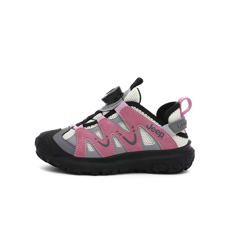 

Детские повседневные кроссовки Kids Jeep, mystic cloud серый/peony розовый