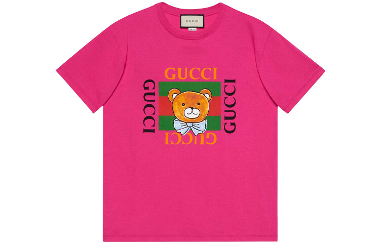 

Футболка мужская фуксия Gucci, фуксия