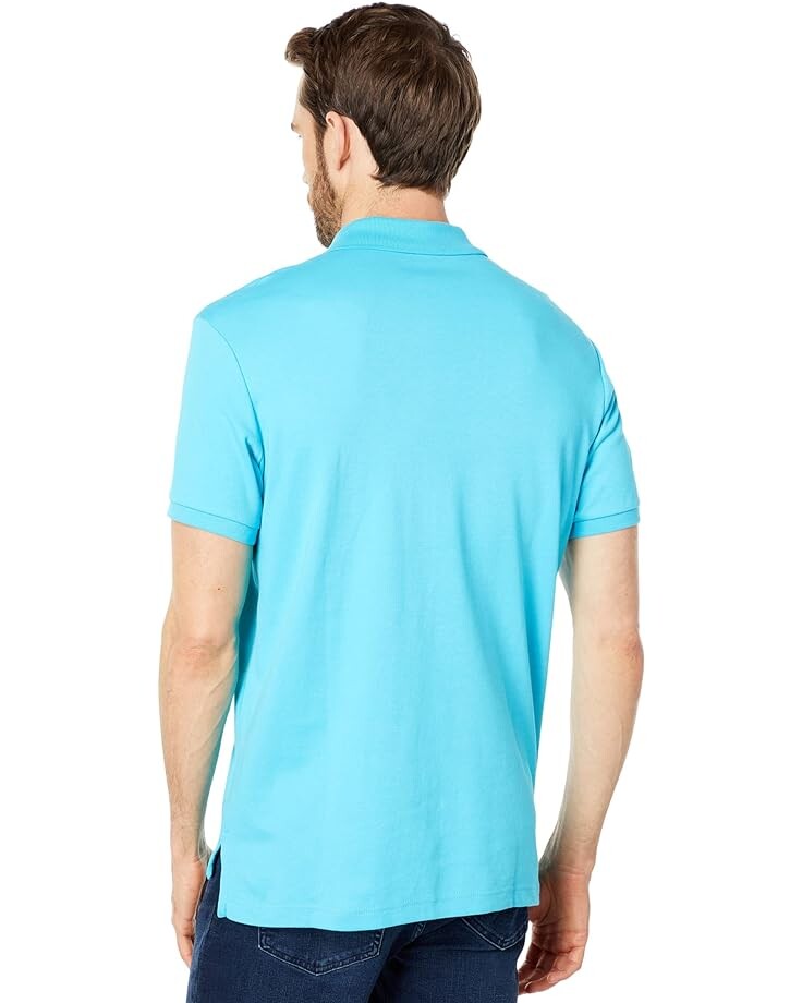 

Поло U.S. POLO ASSN. Solid Interlock Polo, цвет Scuba Blue