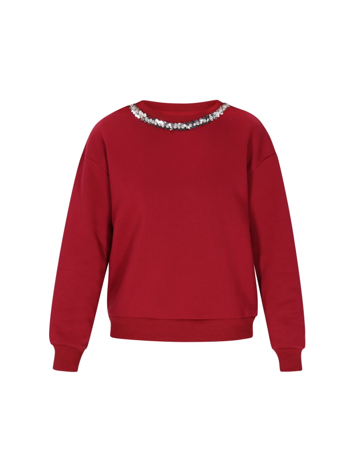 

Faina Женская толстовка бордового цвета, Красный, Faina Женская толстовка бордового цвета